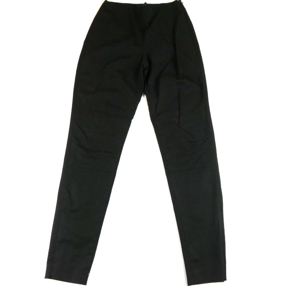 RALPH RALPH LAUREN reinforced knees side zip ankle zip nylon blend pants